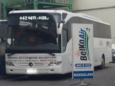 Ankara Esenboğa Havalimanı Otobüs Belkoair Bus Shuttle 