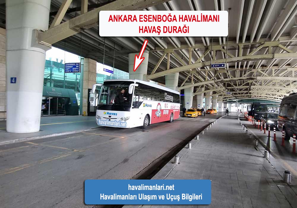 Ankara Esenboğa Havalimanı Havaş Servis Durağı Ankara Esenboğa Havalimanı Havaş Servis Durağı