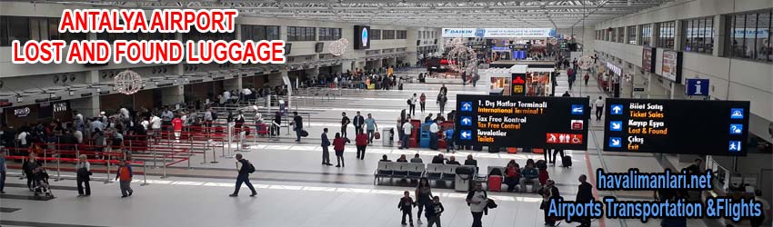 antalya international airport lost and found luggage
