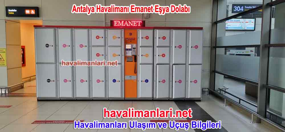Antalya Havaalanı Emanet Eşya Dolabı