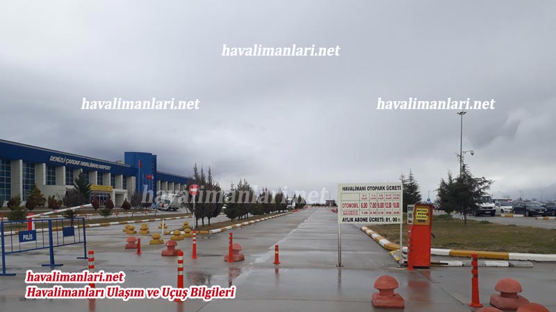 Denizli Çardak Havalimanı Otopark