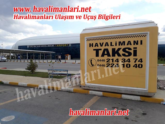 Erzincan Havalimanı Taksi Durağı