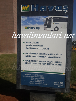 Antep Havaş Otobüs Durakları, Güzergahı, Fiyatı