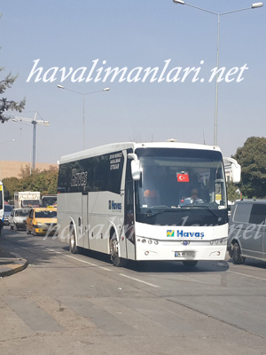 Antep Havaş Otobüs Durakları, Güzergahı, Fiyatı