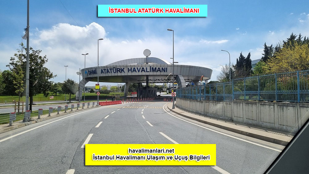 İstanbul Atatürk Havalimanı İç ve Dış Hatlar Terminali Girişi İstanbul Atatürk Havalimanı İç ve Dış Hatlar Terminali Ana Girişi