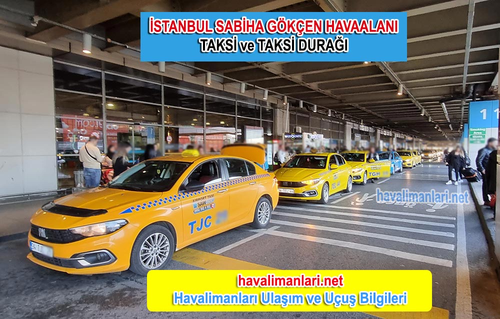 Sabiha Gökçen Havaalanı Taksi Durağı