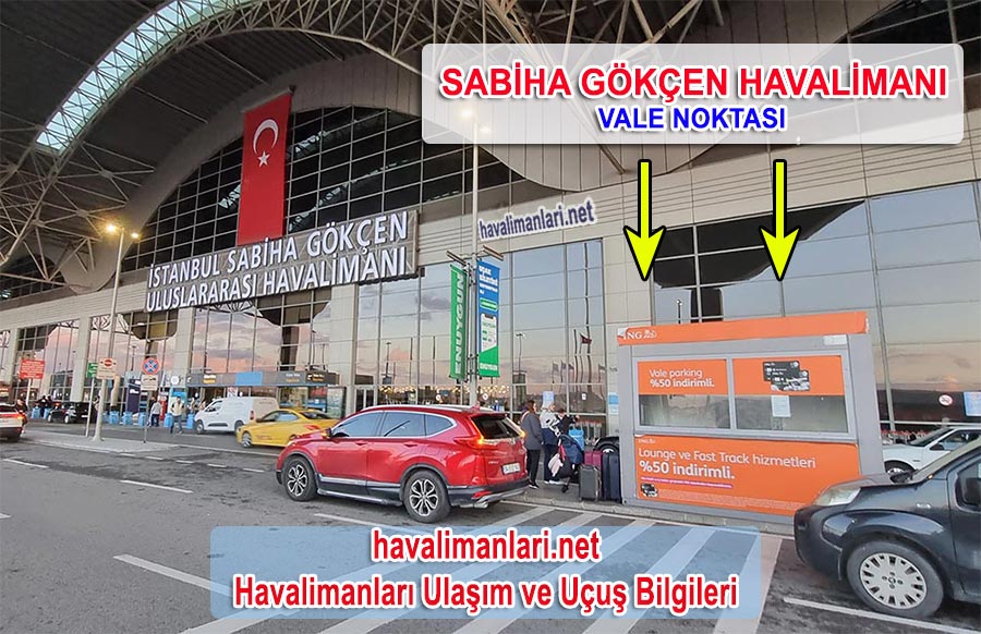 Sabiha Gökçen Havalimanı Vale Teslim Noktası, Sabiha Gokcen Airport Vale Parking Sabiha Gökçen Havalimanı Vale Teslim Noktası, Sabiha Gokcen Airport Vale Parking