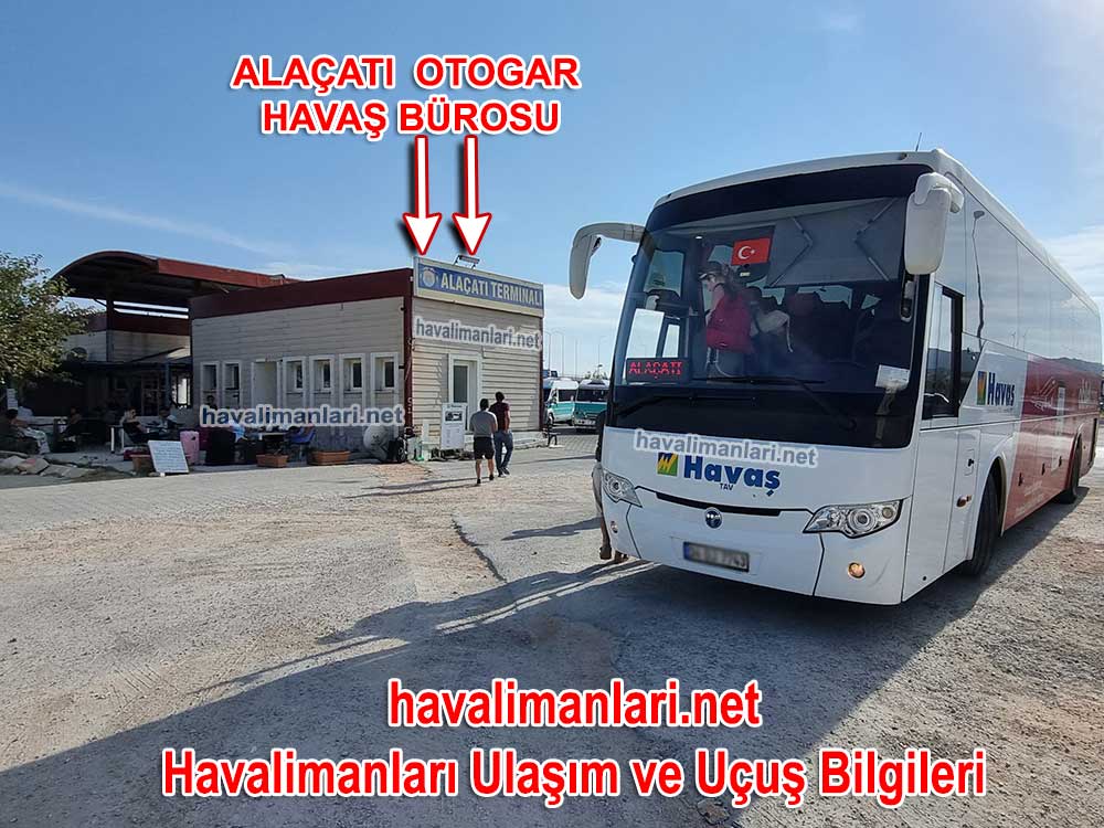 İzmir Alaçatı Otogar Havaş Durağı