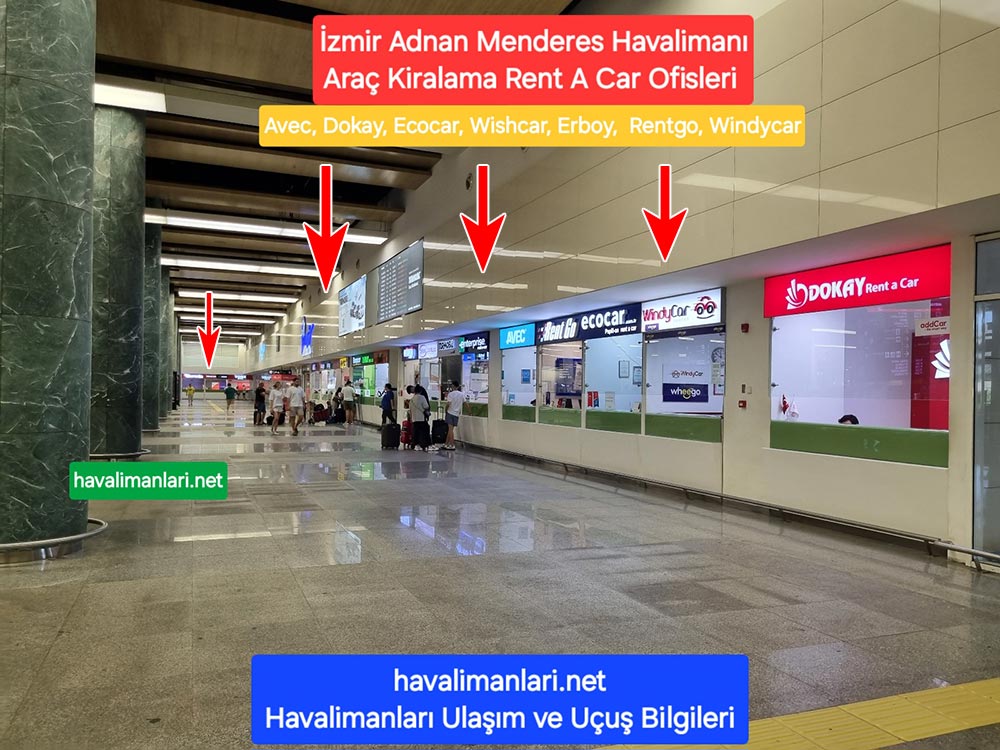 İzmir Adnan Menderes Havalimanı Rent A Car Şirketleri