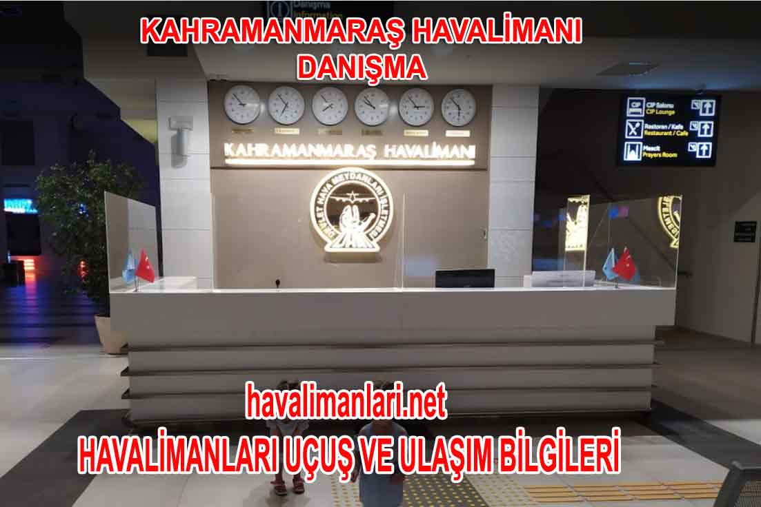 Kahramanmaraş Havalimanı Airport İç Hatlar Dış Hatlar