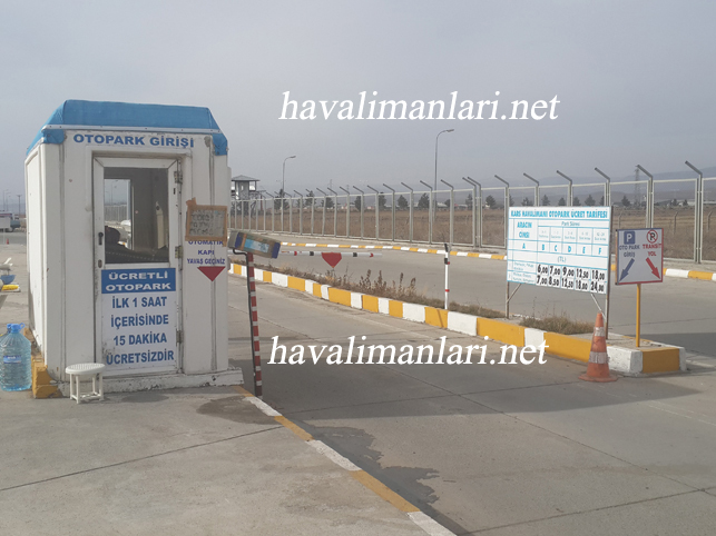 Elazığ Havalimanı Havaalanı Otopark ücreti