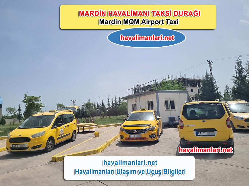 Mardin Havalimanı Taksi Durağı, Taksi Bekleme Noktası