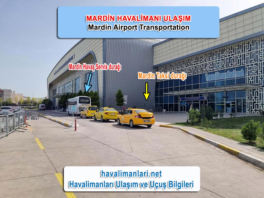 mardin havalimanı otobüs dolmuş