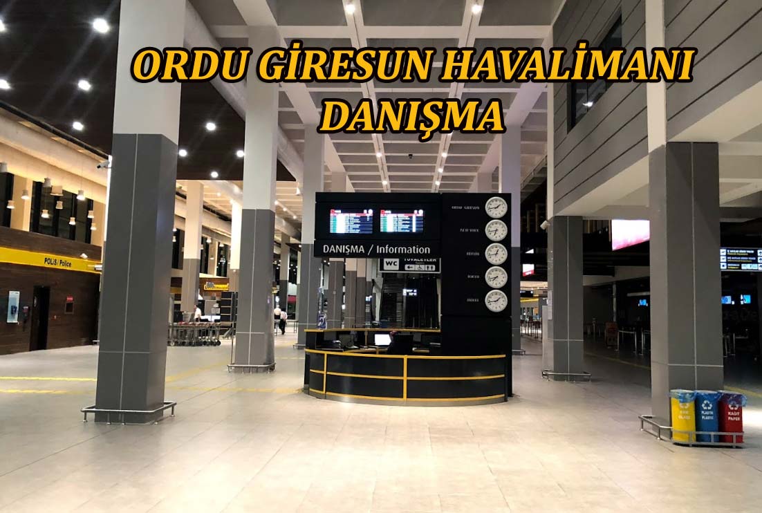 Ordu Giresun Havalimanı Airport İç Hatlar Dış Hatlar