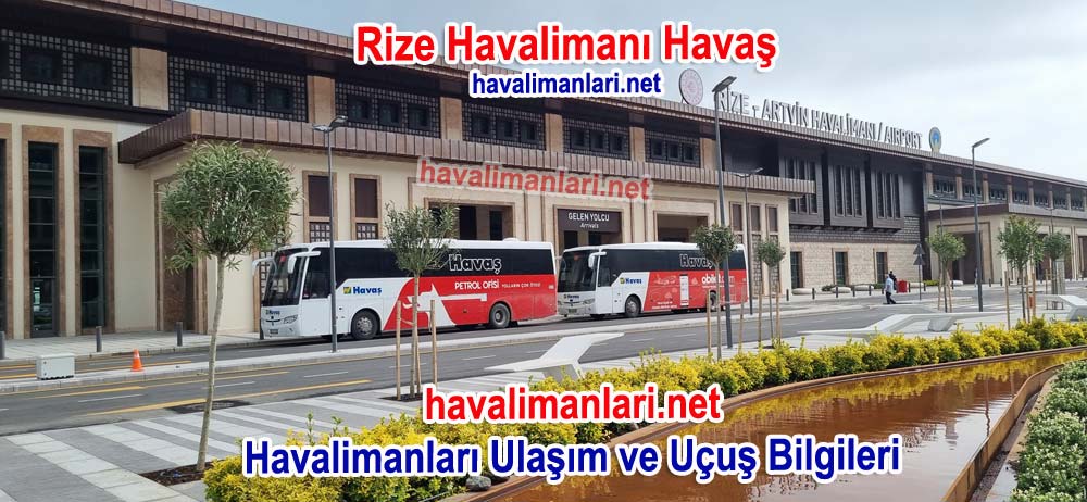 Rize Artvin Havaalanı Havaş Otobüs