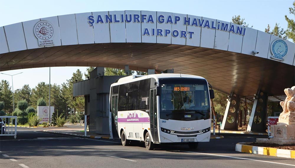 Şanlıurfa Gap Havalimanı ve Cezaevi 185 nolu Otobüs Hattı; Seferleri, Ücreti, Saatleri, Durakları