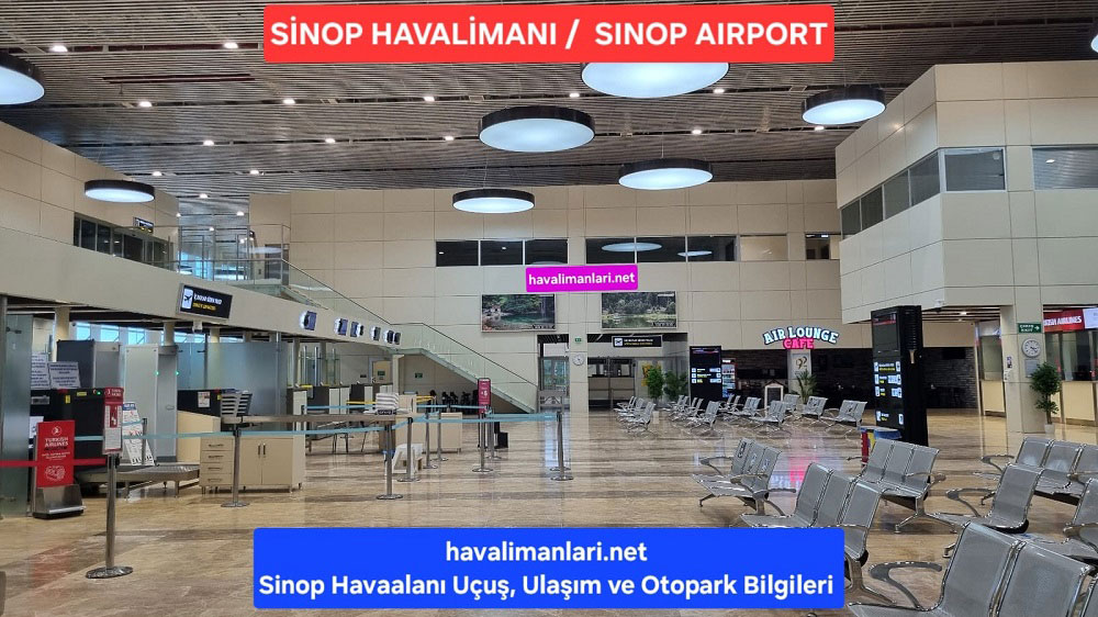 Sinop Havalimanı İç/Dış Hatlar Terminli Gelen Yolcu Salonu