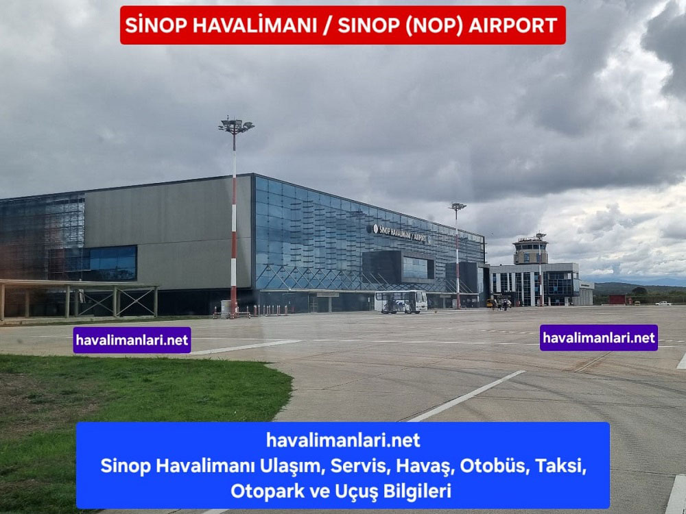 Sinop Havalimanı Terminal Binası Hava Tarfından Görüntüsü