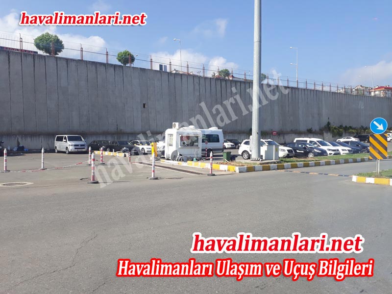Trabzon Havalimanı otoparkı